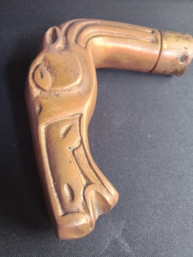 Vintage Brass Horse Head Walking Stick Handle
