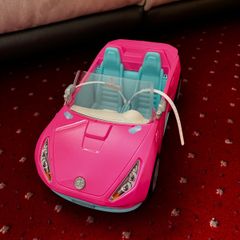 Barbie Pink Convertible Car Two Seater
