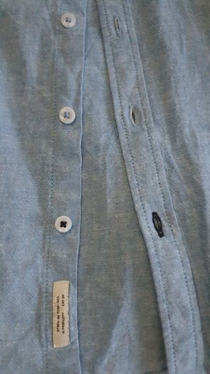 River Island Boys blue short sleeved shirt