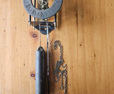 Vintage Tempus Fugit Skeleton Wall Clock Franz Hermle Movement Made In Germany