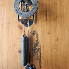 Vintage Tempus Fugit Skeleton Wall Clock Franz Hermle Movement Made In Germany