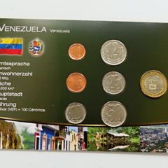 Venezuela BUNC certificated coins set