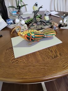 Bird figurine handmade