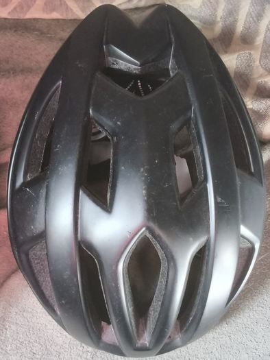a selection of cycling helmets