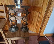 Pair of candle stick holders