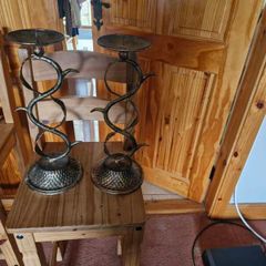 Pair of candle stick holders