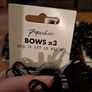 30 Paperchase Black Velvet & Silver Gift Bows Image 3