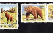 1999 Ireland Extinct Irish Animals (Mammoth, Giran Deer, Wolves &amp; Bear) Commemorative Stamps Mint Never Hinged (MNH)