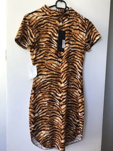 AX Paris Animal Print Bodmin Mini Dress size 8 - New with tags