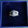 Vintage 9Ct Yellow Gold 375 Cocktail  Ring 2,12g size L Image 2