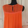 Laura Torelli Classic orange sleeveless knee length summer dress size UK16/18 EU44/46 Postage included Image 2