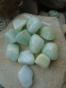 Aquamarine tumblestones, Crystals, Crystal healing