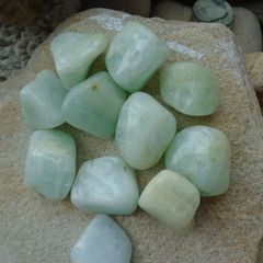 Aquamarine tumblestones, Crystals, Crystal healing