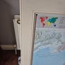 large framed map of the world Image 2