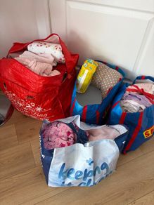 baby girl clothes/ sterilizer