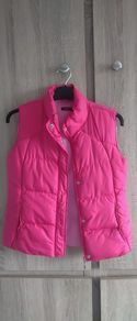 Pink warm vest gillet  with pockets fits 6-8-small 10