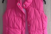 Pink warm vest gillet  with pockets fits 6-8-small 10