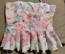 Sexy floral top for crossdresser