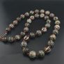 Antique Burmese Pumtek Pyu Carnelian Agate Beads Ethnic Necklace Image 9
