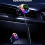 Bluetooth Car Adapter, Bluetooth 5.3 FM Transmitter for Car, 48W Dual USB Bluetooth Adapter with HiFi Sound & Bass Mode, Hands-Free Calling, Customizable RGB Light, Voice Assistant Support Image 6