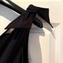 NWT AWear Black Bow-Detail Cocktail Dress Image 3