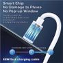 All in One 60W USB Fast Charging Travel Data Cable Set Type C, Lightening and Micro USB Port Inbuilt Mobile Stand Compatible with iPhone, iPad, Samsung, RealMe & All Other Android Phones Image 6