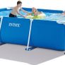 NEW SALE | Metal Frame Rectangular Outdoor Swimming Pool, Filter Pump Not Included, Capacity 3834 L, Measures 300 x 200 x 75 Centimeters - Colour Blue Image 5