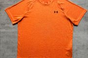 Orange under armour tshirt