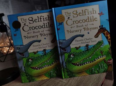 The Selfish Crocodile Book of Nursery Rhymes ! With CD ! Hardcover  2008 ! by Bloomsbury !