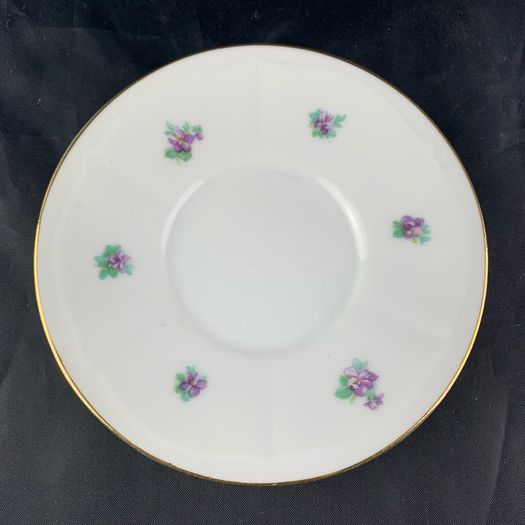Antique Carl Teichert Meissen Demitasse Cup and Saucer