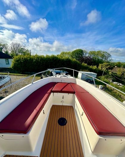 Boat Rare Neptune Barge 750 Open Deck Sports Boat