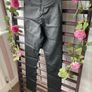 trousers bnwt villa coated skinny jeans size medium Image 10