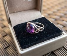 Stunning Vintage Sterling 925 Silver Ladies Ring