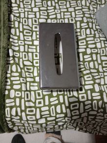 Silver Tissue Holder