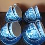 Churchill Willow cups and saucers Image 2