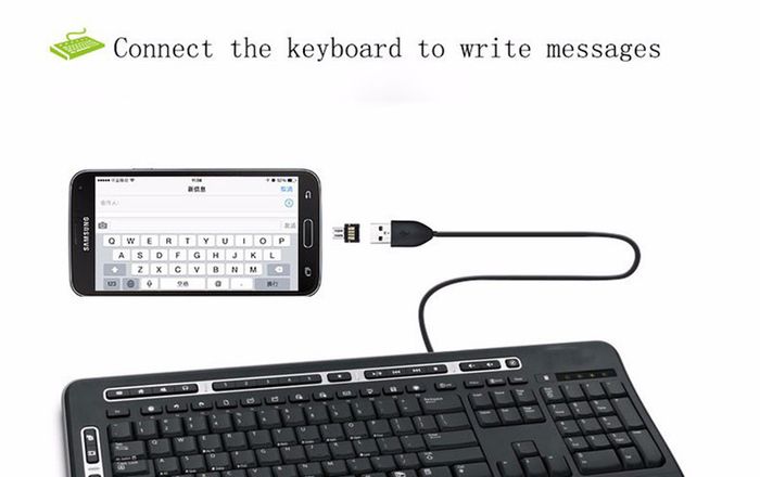 New OTG Micro USB Adapter to Standard USB for Pendrive Phone Tablet Android #521