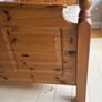 wooden double bed Image 3