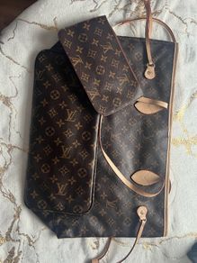 Nice roomy brown bag.