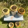 Old Stoneware Pots x5 Image 4