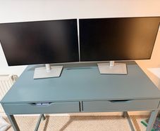 2x Dell U2422H UltraSharp 24 Inch Full HD (1920x1080) Monitor, 60Hz, IPS, 5ms, 100% sRGB, 2x USB-C, 2x DisplayPort, HDMI, 3x USB