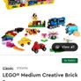 x2 Bundle - Lego Classic Creative Brick Box - 10696 - 484 Pieces - RRP - 29.99 & Brand New Play Away & Pack Away - Go Anywhere Storage & Play Mat - RRP - 14.99 = RRP - 44.00+ Image 3
