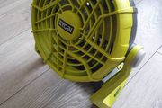 Ryobi 18v cordless fan