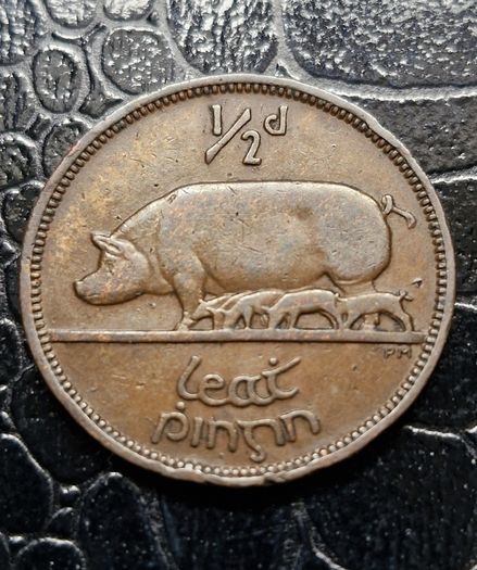 Ireland 1940 key date 1/2 d Half Penny coin