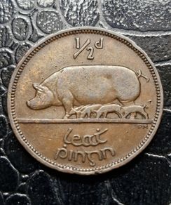 Ireland 1940 key date 1/2 d Half Penny coin