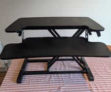 Standing desk converter