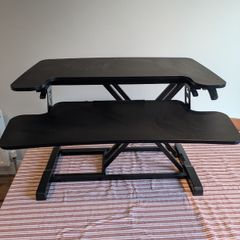Standing desk converter