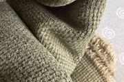 4 metres of upholstery fabric in vintage olive