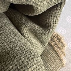 4 metres of upholstery fabric in vintage olive