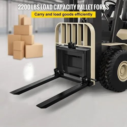 3 Point Hitch Pallet Fork 907.2 kg, Fork Attachment for Category 1 Tractor, 64.8x55.9x104.1 cm,