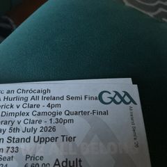 Hurling Semi Final 2 Tickets